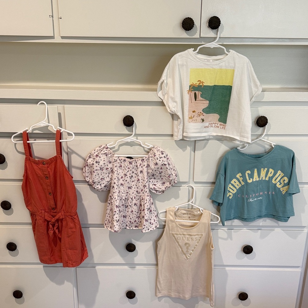 Spring break girls lot size 8/9 Zara, Guess, Old Navy